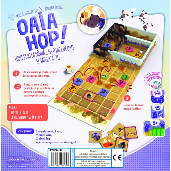 Joc de societate - Oaia Hop! | Space Cow