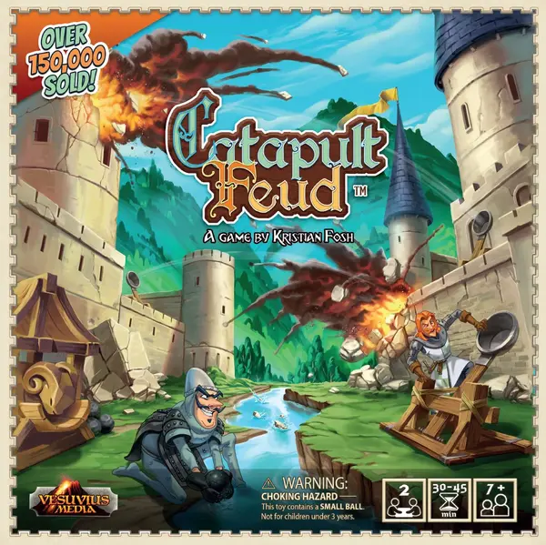 Joc de societate pentru doi Catapult Feud (Second Edition) - Familial