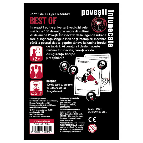 Joc de societate - Povesti Intunecate - Best of, editie aniversara | Lex Games
