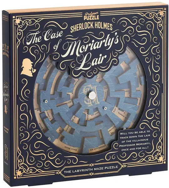 Joc de societate-puzzle Profesor Puzzle - Sherlock Holmes The Case of Moriarty's Lair - Cooperativ