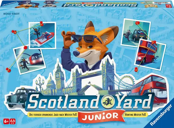Joc de societate Scotland Yard Junior 2 - Pentru copii