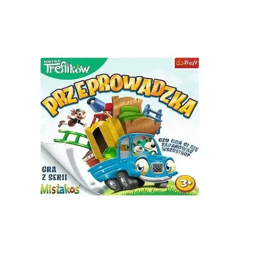 Joc de societate Trefl Moving with the Treflik Family, 3 ani+, Multicolor