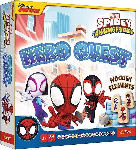 Joc de societate Trefl Super Hero Quest: Spidey and His Amazing Friends - Pentu copii