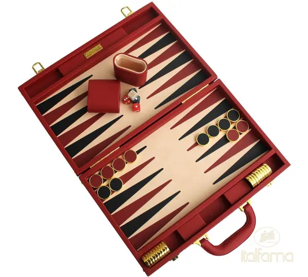 Joc de table backgammon Deluxe Italfama, 38x25x6