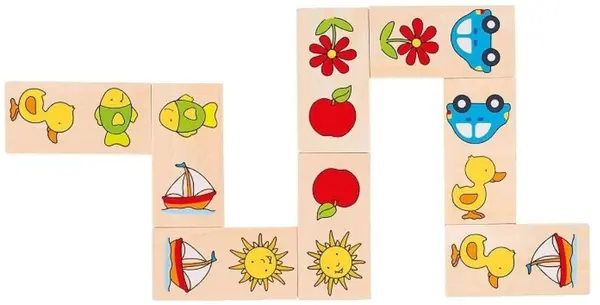 Joc din lemn Goki - Dominoes Dominic