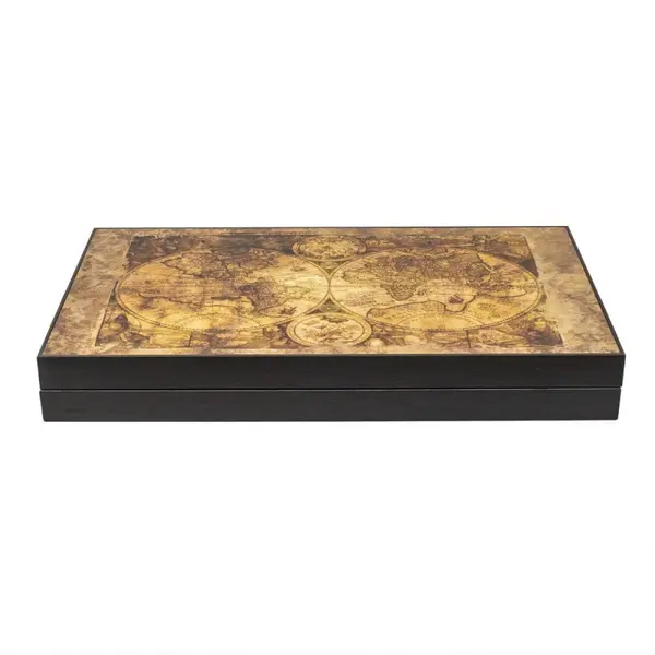 Joc din Lemn Lacuit, Table, Model Glob Lucios, Dimensiune 48 x 58 cm