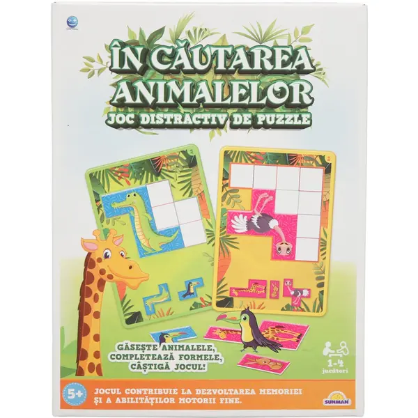 Joc distractiv de puzzle, Smile Games, In Cautarea Animalelor