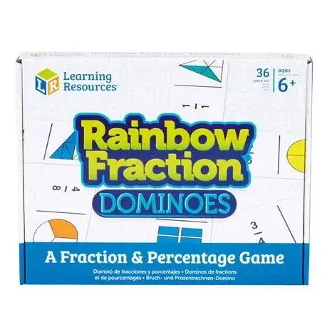 Joc domino - Curcubeul fractiilor