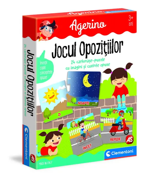 Joc Educativ Agerino: Jocul Opozitiilor - Descopera Lumea Antonimelor!