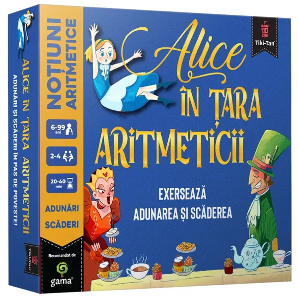 Joc educativ - Alice in Tara Aritmeticii | Tiki-Tan