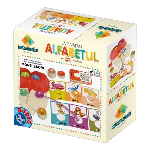 Joc Educativ, Buboo, D-Toys, Sa Invatam Alfabetul