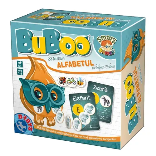 Joc educativ D-Toys Bufnita Bubo, Sa Invatam Alfabetul