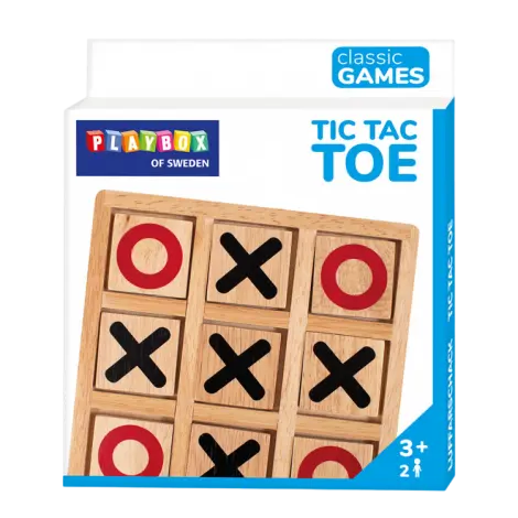 Joc educativ din lemn X si O