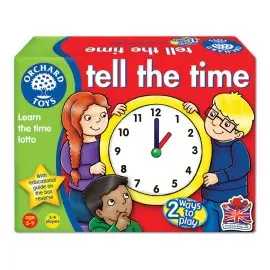 Joc educativ loto in limba engleza Citeste ceasul TELL THE TIME