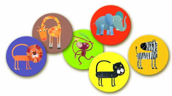 Joc educativ - Memo - Animale din jungla | Djeco