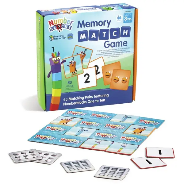 Joc educativ - Numberblocks - Memory Match | Learning Resources
