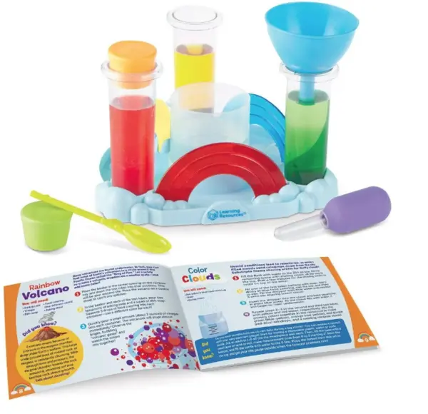 Joc educativ - Primul meu set de experimente - Curcubeul reactiilor | Learning Resources