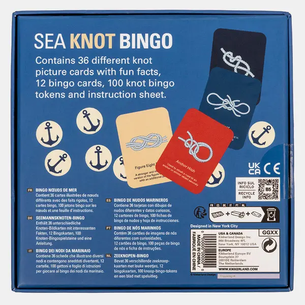 Joc educativ - Sea Knot Bingo | Kikkerland