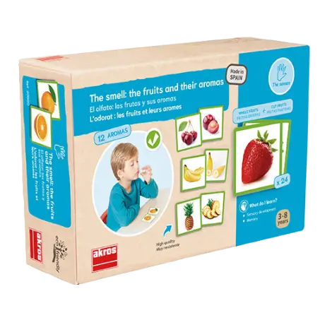 Joc educativ senzorial Cum miros fructele?