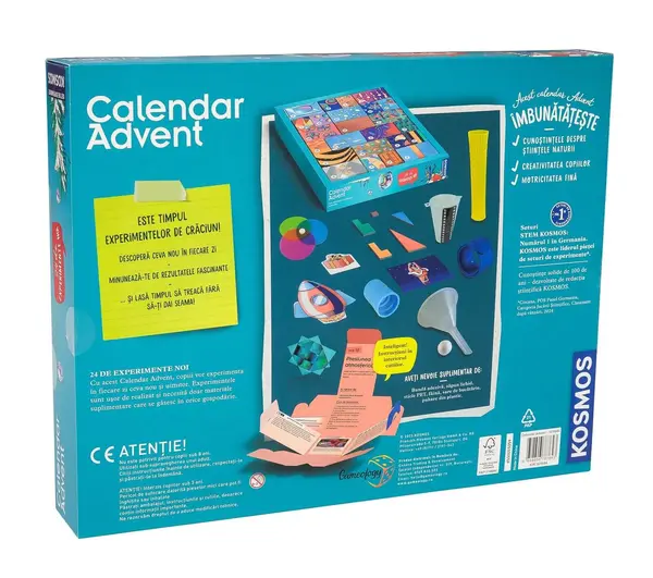 Joc educativ - STEM - Calendar advent - 24 experimente | Thames & Kosmos