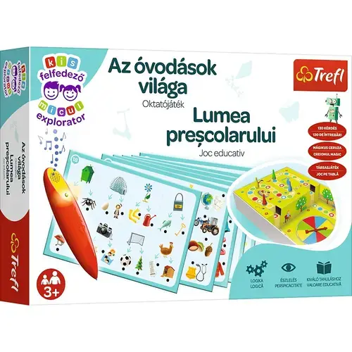 Joc educativ Trefl, Micul explorator - Cu creion magic, Lumea Prescolarului