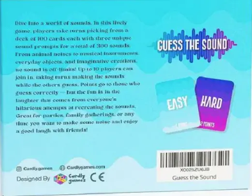 Joc - Guess the sound (ENG) | Cardly