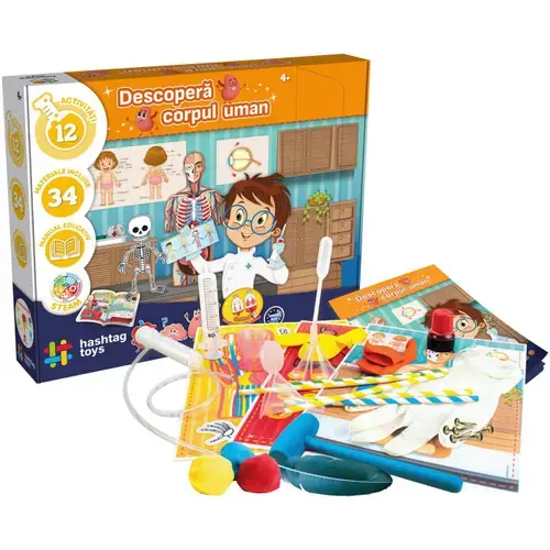 Joc Hashtag Toys - Descopera corpul uman