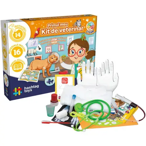Joc Hashtag Toys - Primul meu kit de veterinar