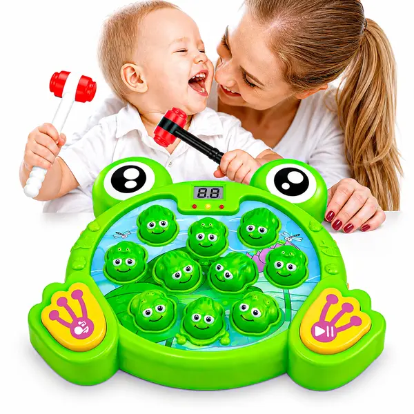 Joc Interactiv Timebox, "Loveste Broscuta" cu 2 Ciocanele, Verde - Default Title