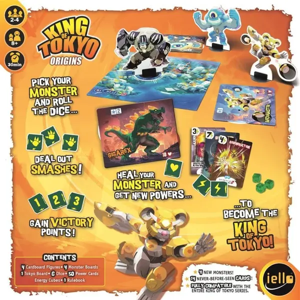 Joc - King Of Tokyo: Origins | Asmodee
