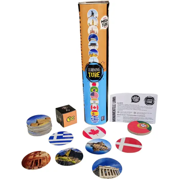 Joc - Learning Tube - Steaguri & monumentele lumii | K-Toyz