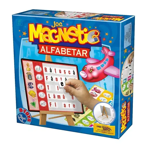 Joc magnetic D-Toys Alfabetar cu Tabla