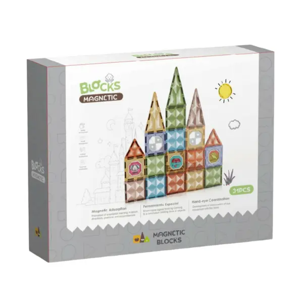Joc magnetic Diamond - 31 piese (7.5 cm)