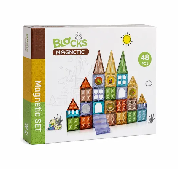 Joc magnetic Diamond - 48 piese (7.5 cm)