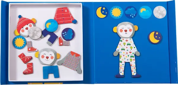 Joc magnetic Moulin Roty - Să ne îmbrăcăm