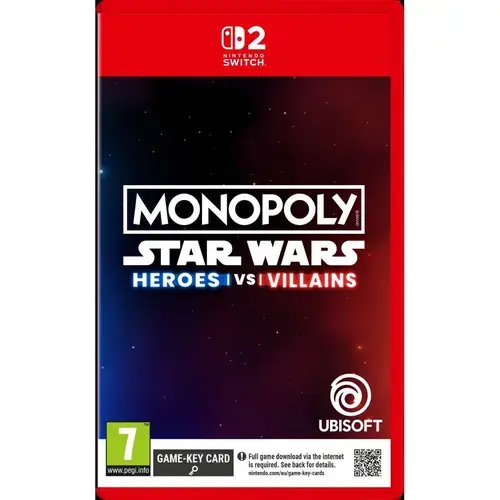 Joc Monopoly Star Wars - Heroes vs Villains pentru Nintendo Switch 2 (Cod in cutie)