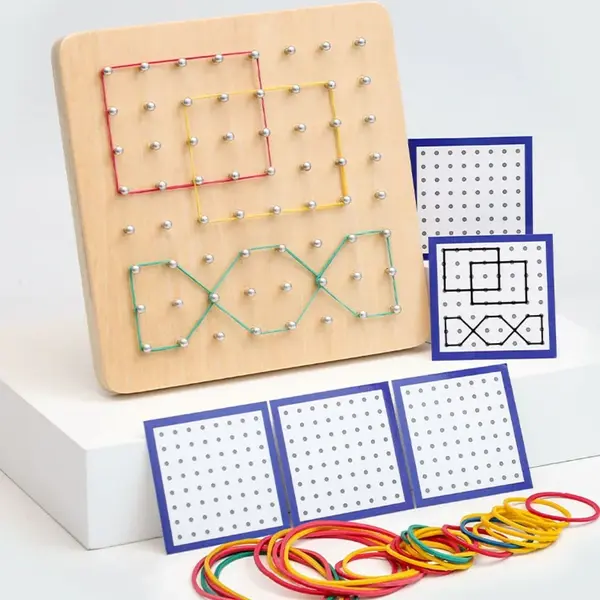 Joc Montessori cu Elastice și Carduri - Default Title