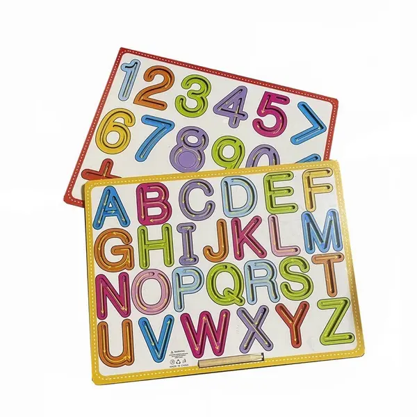 Joc montessori scriere litere cifre ZukiToys.ro Litere