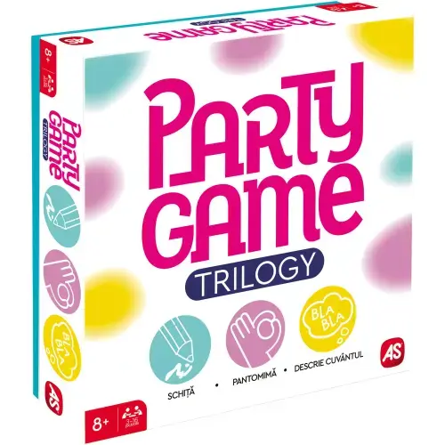 Joc Party Game Trilogy, 3-16 jucatori, +8 ani, lb. romana