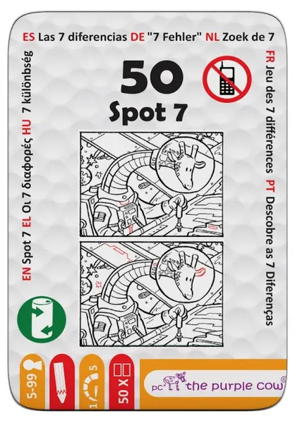 Joc pentru copii The Purple Cow - Spot 7, 50 de cartonașe