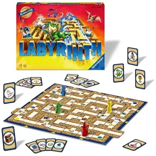 Joc Ravensburger - Labyrinth, lb. engleza, 2-4 jucatori, +7 ani