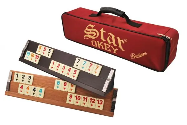 Joc remi rummy din lemn PREMIUM