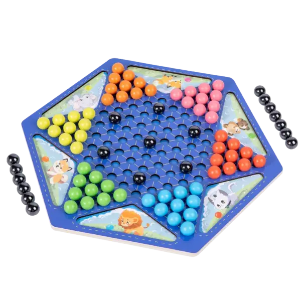 Joc sah si dame magnetic 2 in 1 pentru copii si adulti