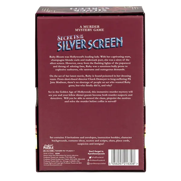 Joc - Secrets of the Silver Screen | Professor Puzzle
