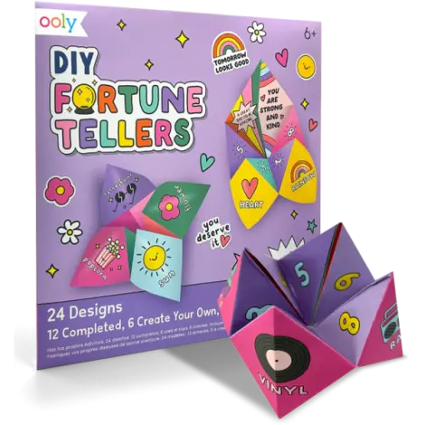 Jocul copilariei - Solnita, set creativ DIY - 24 modele, Fortune Teller