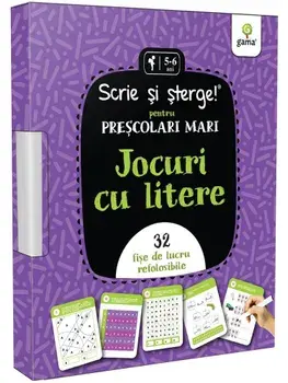 Jocuri cu litere. Pentru prescolari mari/***