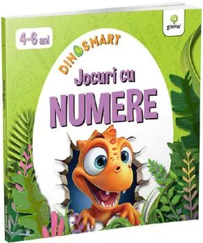 Jocuri cu numere. DinoSmart. 4-6 ani/***