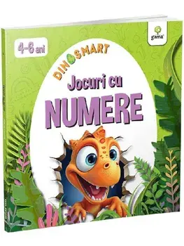 Jocuri cu numere. DinoSmart. 4-6 ani/***