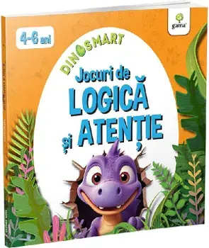 Jocuri de logica si atentie. DinoSmart. 4-6 ani/***