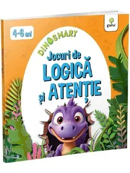 Jocuri de logica si atentie. DinoSmart. 4-6 ani/***